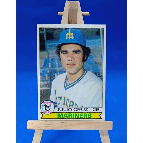 1979 Topps - Julio Cruz #583 - Seattle Mariners - Picture 2 of 4